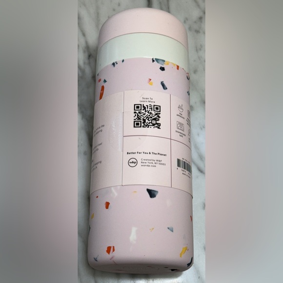 W&P Porter, 16 oz Insulated Ceramic Bottle, Blush Terrazzo - Picture 2 of 4